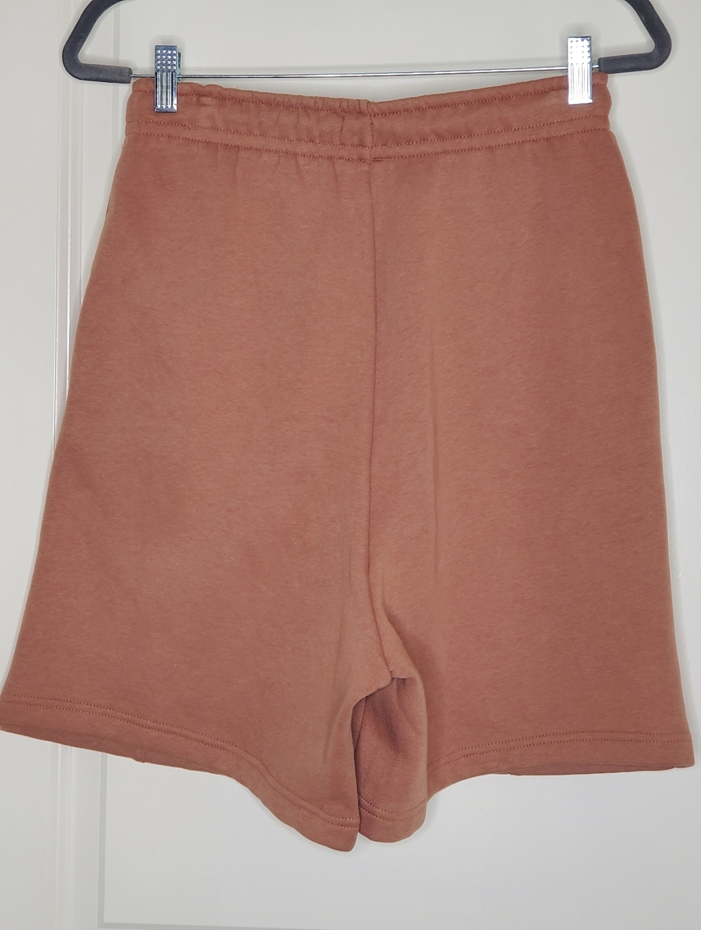 Nike Sportswear Brown Terracotta Essential Fleece Logo Sweat Shorts - Picture 7 of 9